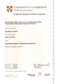 Cambridge Business English Certificate